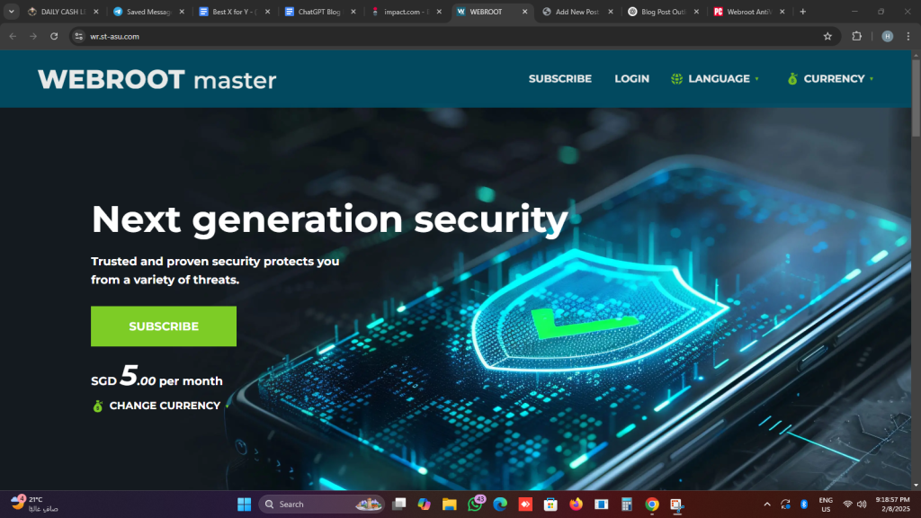 WEBROOT master