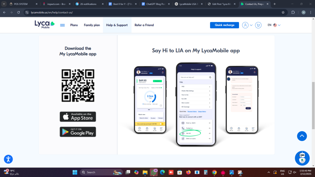 . Mobile App Support